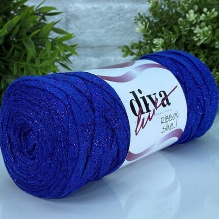 Diva Ribbon Simli 2601SX Saks Mavi