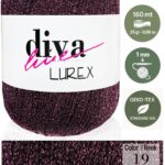 Diva Lurex 19 Patlıcan ( 6 lı Paket )