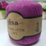Diva Natural Cotton Lace 60 Mürdüm ( 6 lı Paket )