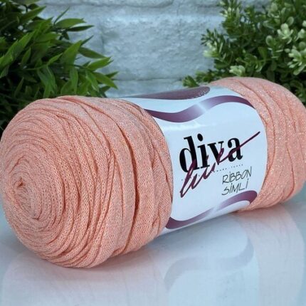 Diva Ribbon Simli 2588SDF Açık Pembe ( 4 lü Paket )