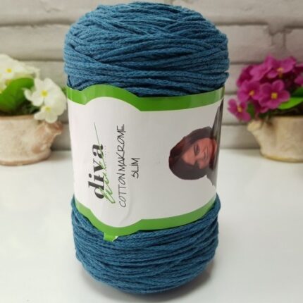 Diva Cotton Makrome İnce 10328 Petrol ( 4 lü Paket )