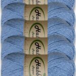 Habba Akrilik 5 li Pkt -1208-Bebe Mavi