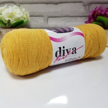 Diva Ribbon 2123 Sarı ( 4 lü Paket )