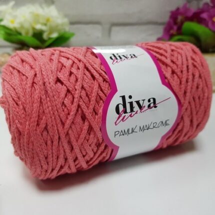 Diva Pamuk Makrome 2136 Nar Çiçeği ( 4 lü Paket)