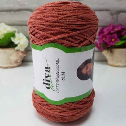 Diva Cotton Makrome İnce 1964 Tarçın ( 4 lü Paket )