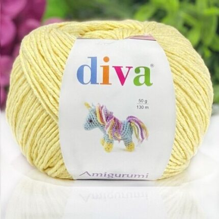 Divagurumi 1002 Açık Sarı ( 10 lu Paket )