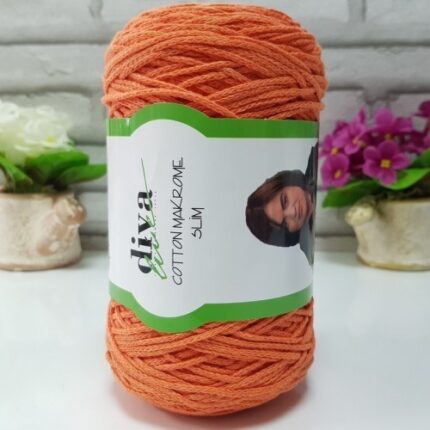 Diva Cotton Makrome İnce 979 Portakal ( 4 lü Paket )
