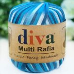 Diva Multi Raffia 50 Gr 304 Koyu Mavi ( 4 lü Paket )