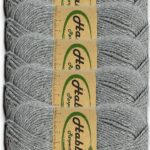 Habba Akrilik 5 li Pkt -1104-Gri
