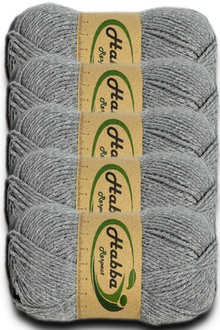 Habba Akrilik 5 li Pkt -1104-Gri