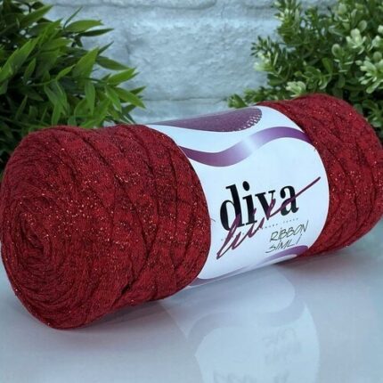 Diva Ribbon Simli 2126KRM Kırmızı ( 4 lü Paket )