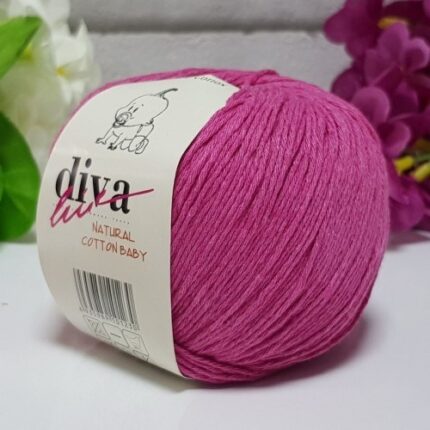 Diva Natural Cotton Baby 2244 Koyu Pembe (10 lu Paket)