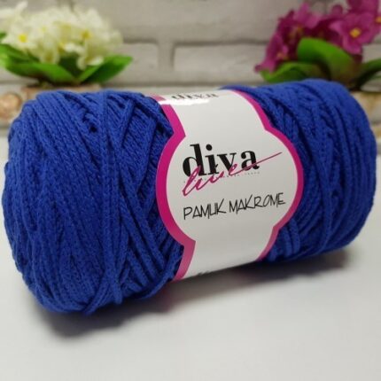 Diva Pamuk Makrome 2601 Saks Mavi ( 4 lü Paket)