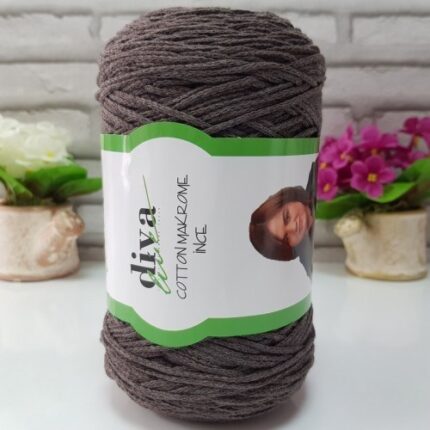 Diva Cotton Makrome İnce 169 Koyu Vizon ( 4 lü Paket )