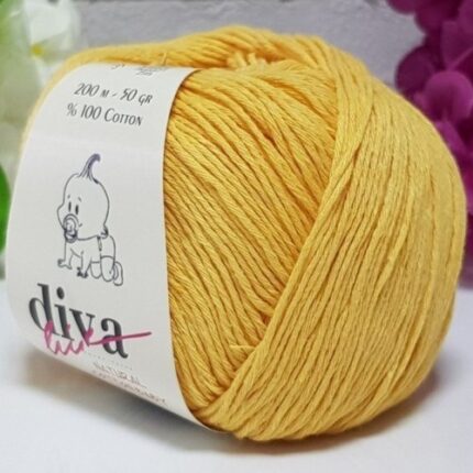 Diva Natural Cotton Baby 2123 Sarı (10 lu Paket)