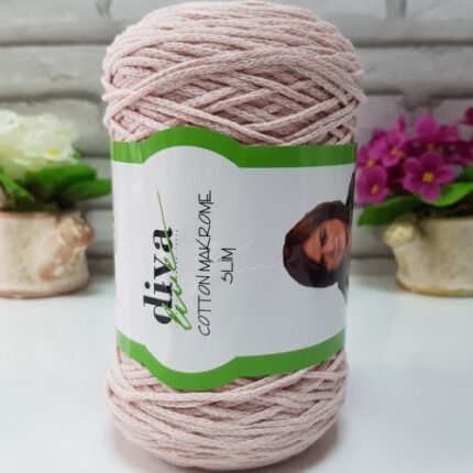 Diva Cotton Makrome İnce 1981 Pudra ( 4 lü Paket )