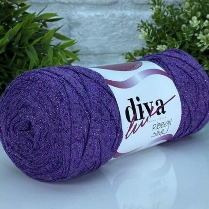 Diva Ribbon Simli 188MOR ( 4 lü Paket )