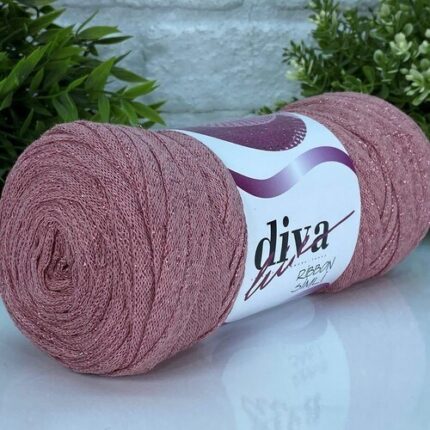 Diva Ribbon Simli 1004SMN Açık Somon ( 4 lü Paket )