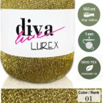 Diva Lurex 01 Gold ( 6 lı Paket )