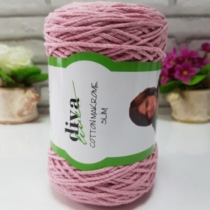 Diva Cotton Makrome İnce 2130 Açık Pembe ( 4 lü Paket )