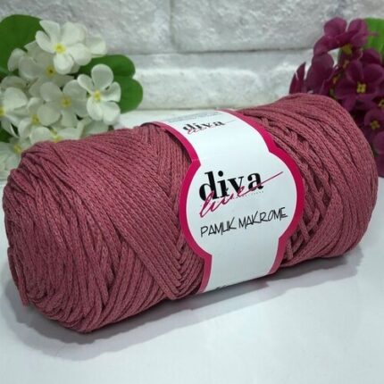 Diva Pamuk Makrome 1005 Koyu Somon ( 4 lü Paket)