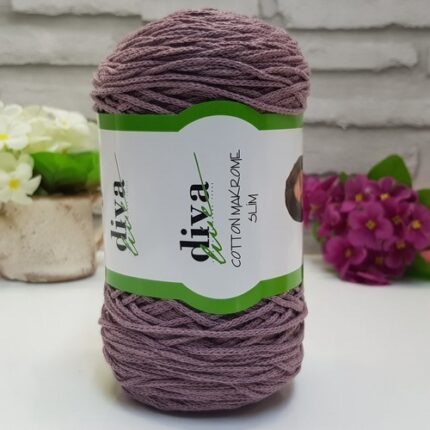 Diva Cotton Makrome İnce 1006 Gül Kurusu ( 4 lü Paket )