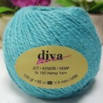 Diva Jüt İpi 10 Turkuaz (10 lu Paket )