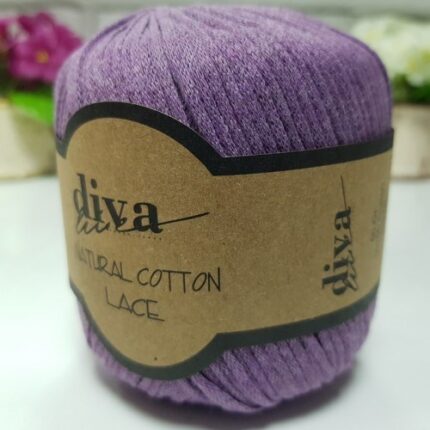 Diva Natural Cotton Lace 188 Açık Mor ( 6 lı Paket )