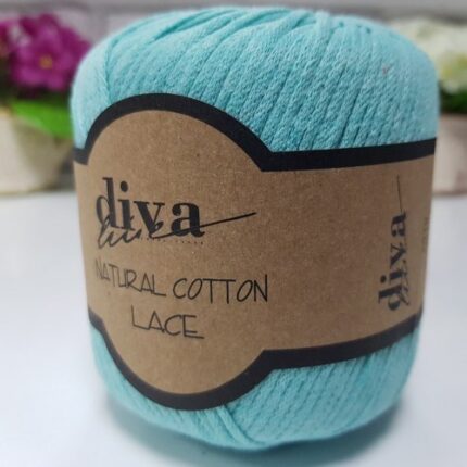 Diva Natural Cotton Lace 2119 Mint ( 6 lı Paket )