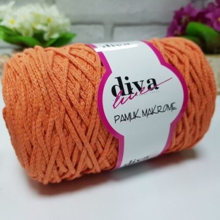 Diva Pamuk Makrome 979 Portakal ( 4 lü Paket)