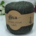 Diva Natural Cotton Lace 1979 Haki ( 6 lı Paket )