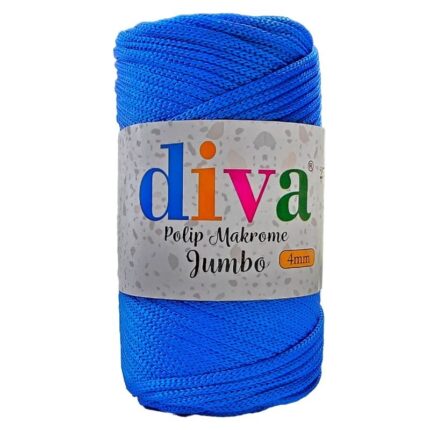 PP Makrome Jumbo 250 gr (4 mm) 240 Saks Mavi ( 4 lü Paket )