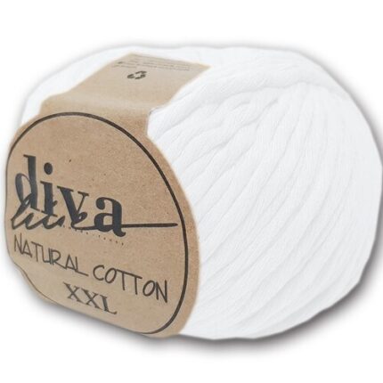 Diva Natural Cotton XXL 2101 Beyaz (4 lü Paket)