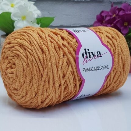 Diva Pamuk Makrome 1007 Narenciye ( 4 lü Paket)