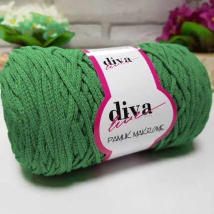 Diva Pamuk Makrome 1969 Elma Yeşili ( 4 lü Paket)