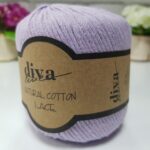 Diva Natural Cotton Lace 2135 Açık Lila ( 6 lı Paket )