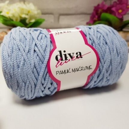 Diva Pamuk Makrome 214 Bebe Mavi ( 4 lü Paket)