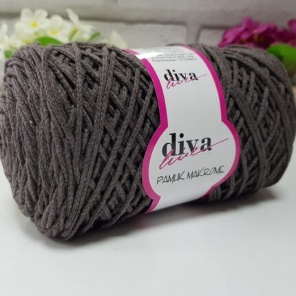 Diva Pamuk Makrome 169 Koyu Vizon ( 4 lü Paket)