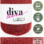 Diva Lurex 22 Açık Kırmızı ( 6 lı Paket )