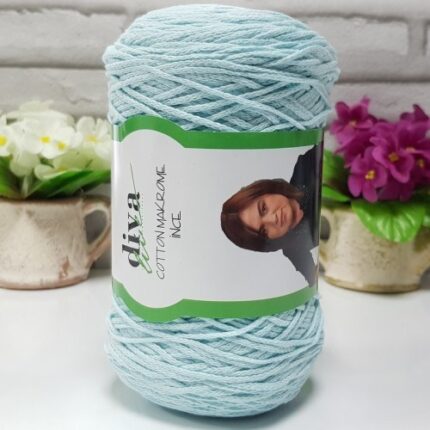 Diva Cotton Makrome İnce 1001 Soft Mint ( 4 lü Paket )
