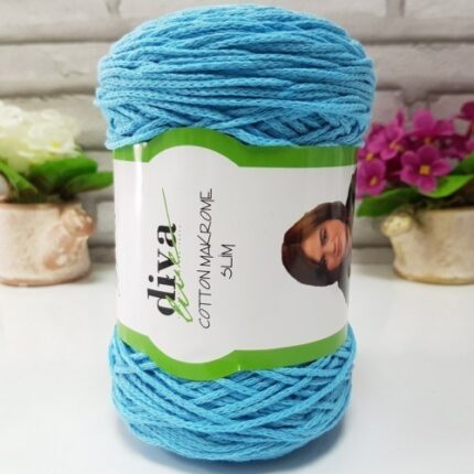 Diva Cotton Makrome İnce 280 Camgöbeği ( 4 lü Paket )