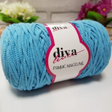 Diva Pamuk Makrome 280 Turkuaz ( 4 lü Paket)