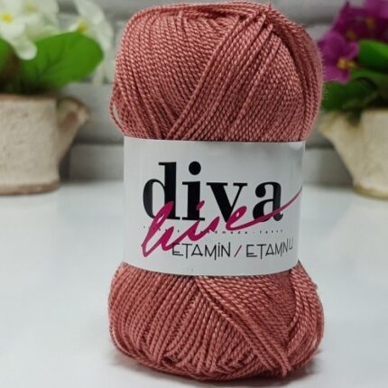 Diva Etamin 60 Koyu somon ( 10 lu Paket )