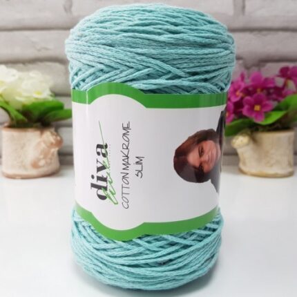 Diva Cotton Makrome İnce 2119 Mint ( 4 lü Paket )