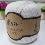 Diva Natural Cotton Lace 288 Krem ( 6 lı Paket )