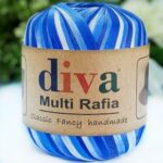Diva Multi Raffia 50 Gr 307 Okyanus ( 4 lü Paket )