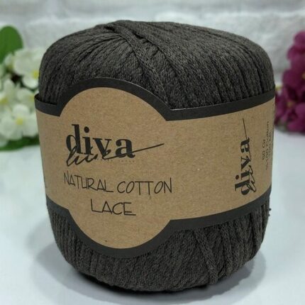 Diva Natural Cotton Lace 169 Koyu Kahve ( 6 lı Paket )