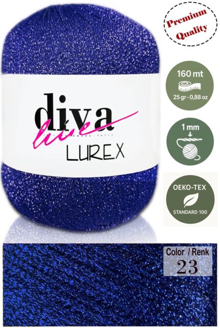 Diva Lurex 23 Canlı Saks ( 6 lı Paket )