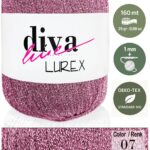 Diva Lurex 07 Gül ( 6 lı Paket )