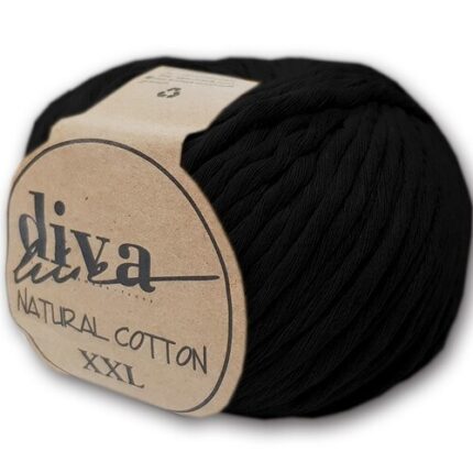 Diva Natural Cotton XXL 2111 Siyah (4 lü Paket)